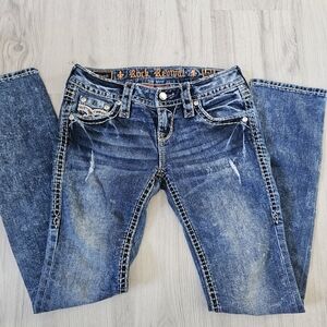 Rock Revival Blue Straight Leg Jeans